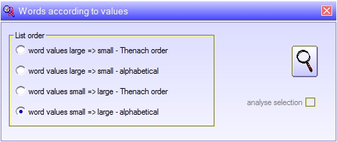 J.L.A. Thenachprogram - all Thenach words by numerical values