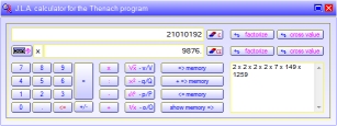 J.L.A. Thenach program - integrated calculator