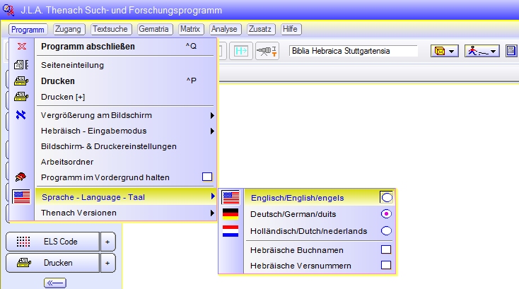 J.L.A. Thenachprogram - program and manual language